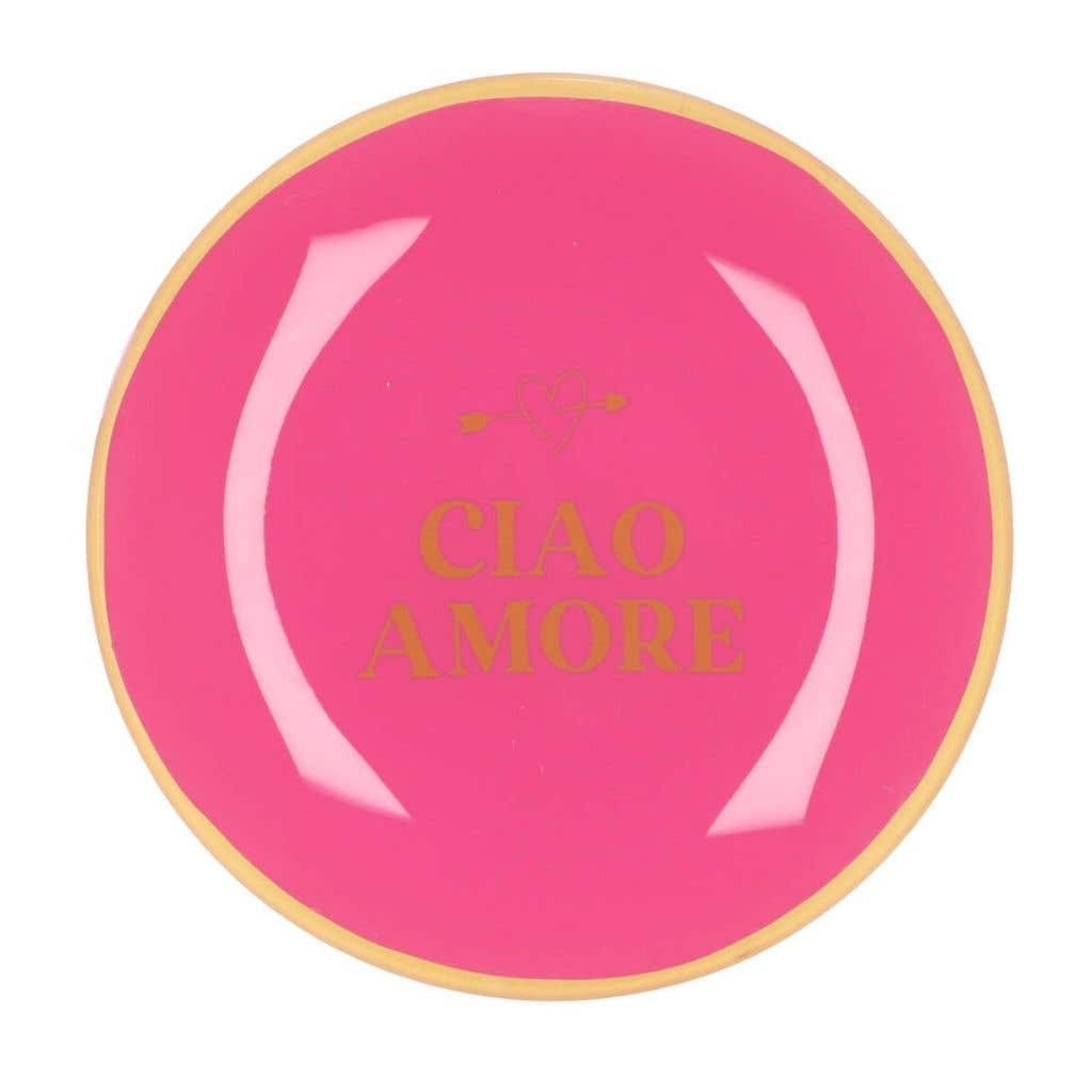 Daan Kromhout Design Bord Rond Ciao A More 18 x 2 cm