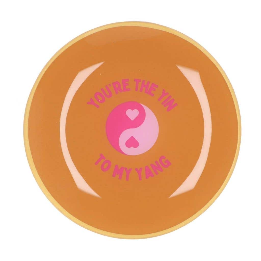 Daan Kromhout Design Bord Rond Yin Yang 18 x 2 cm