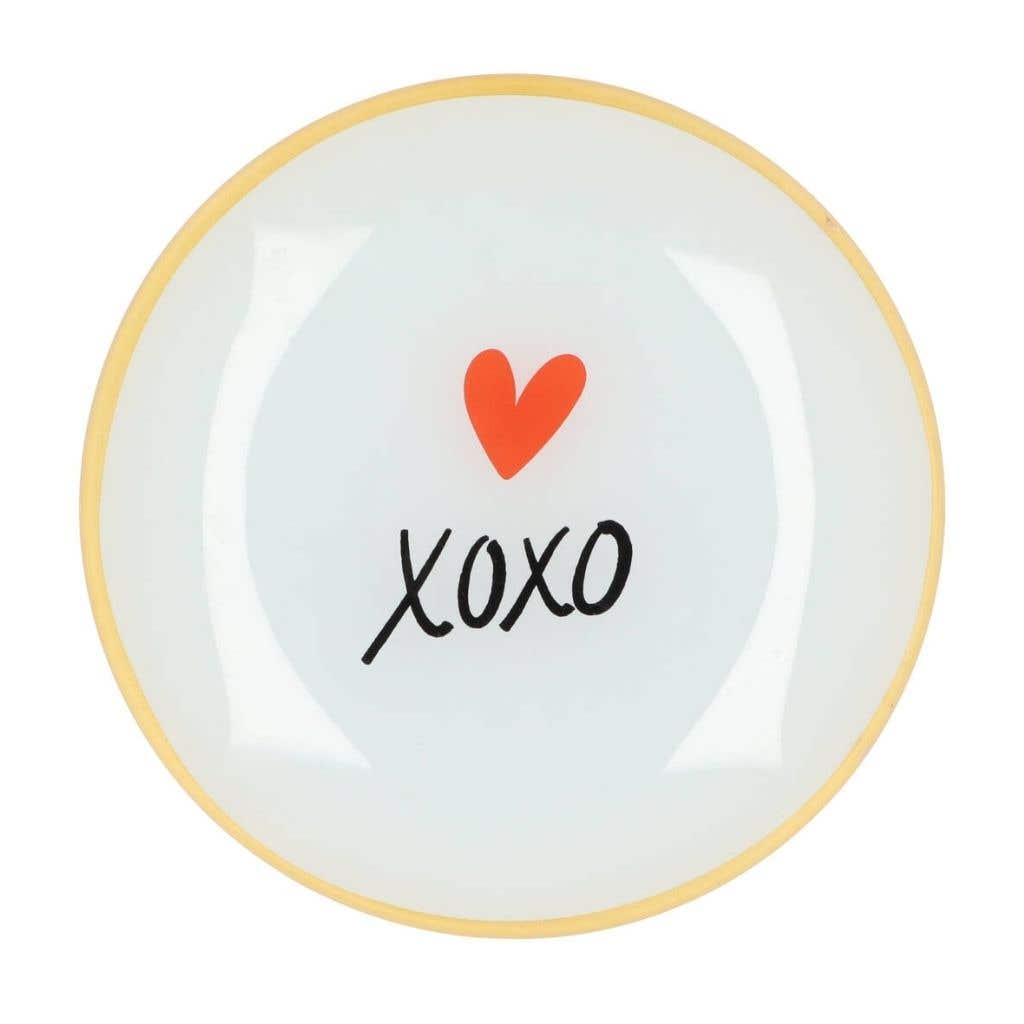 Daan Kromhout Design Bord Rond Xoxo 18 x 2 cm