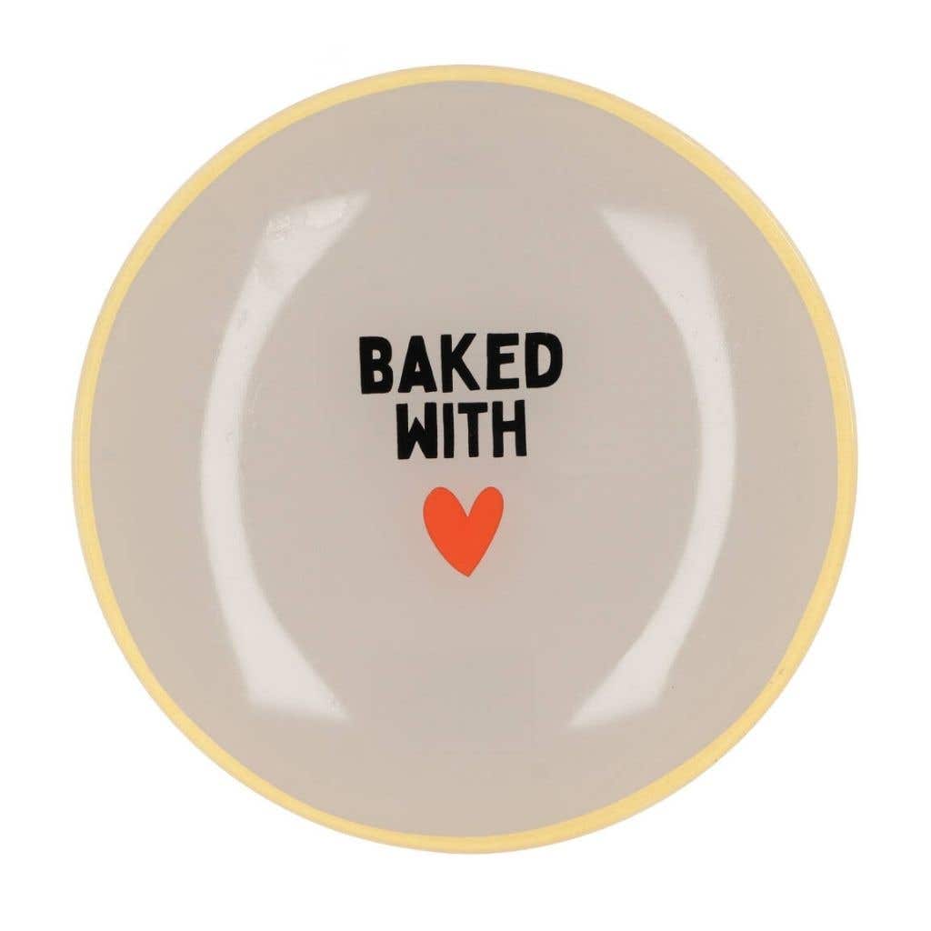 Daan Kromhout Design Bord Rond Baked With 18 x 2 cm