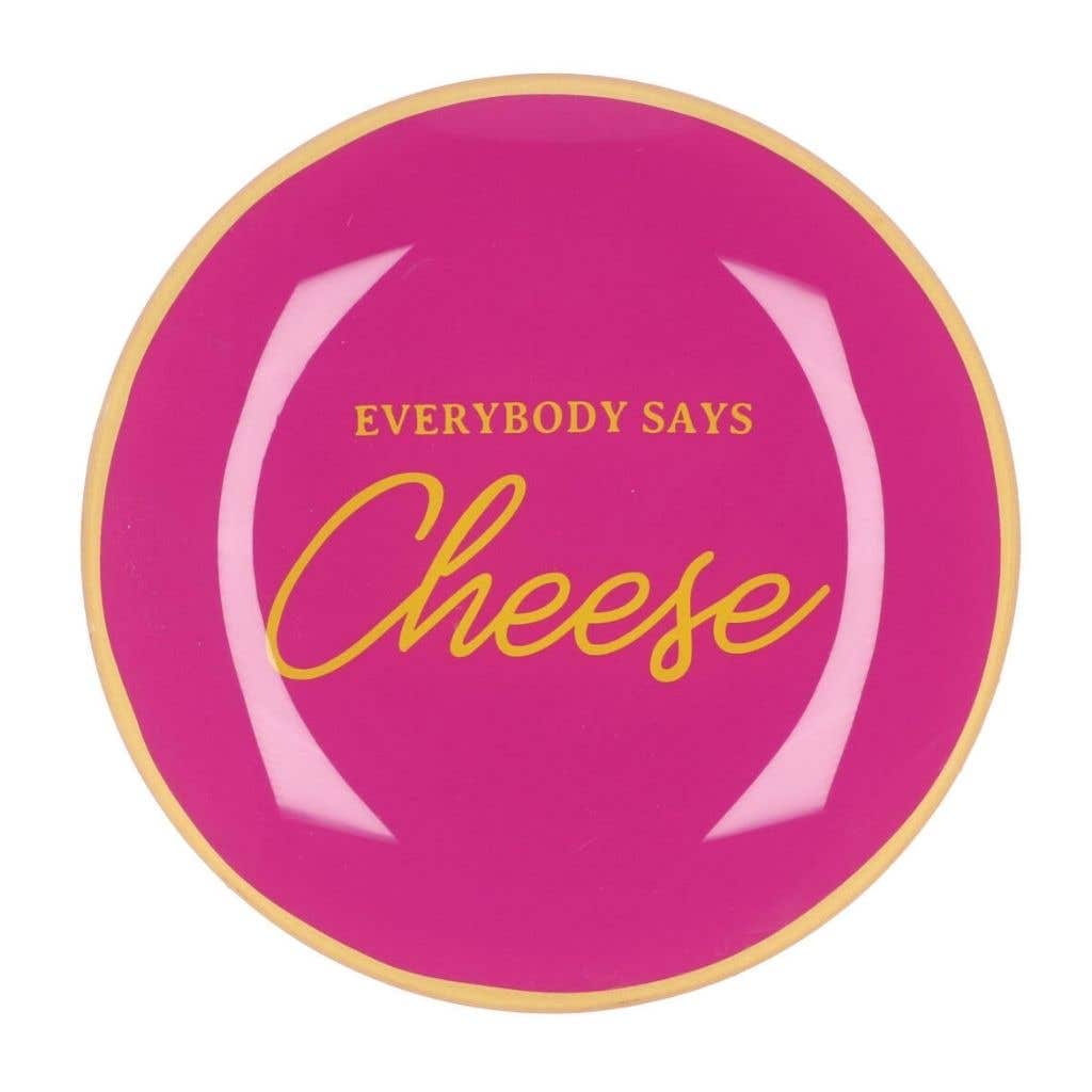 Daan Kromhout Design Bord Rond Everybody Says Cheese 18 x 2 cm