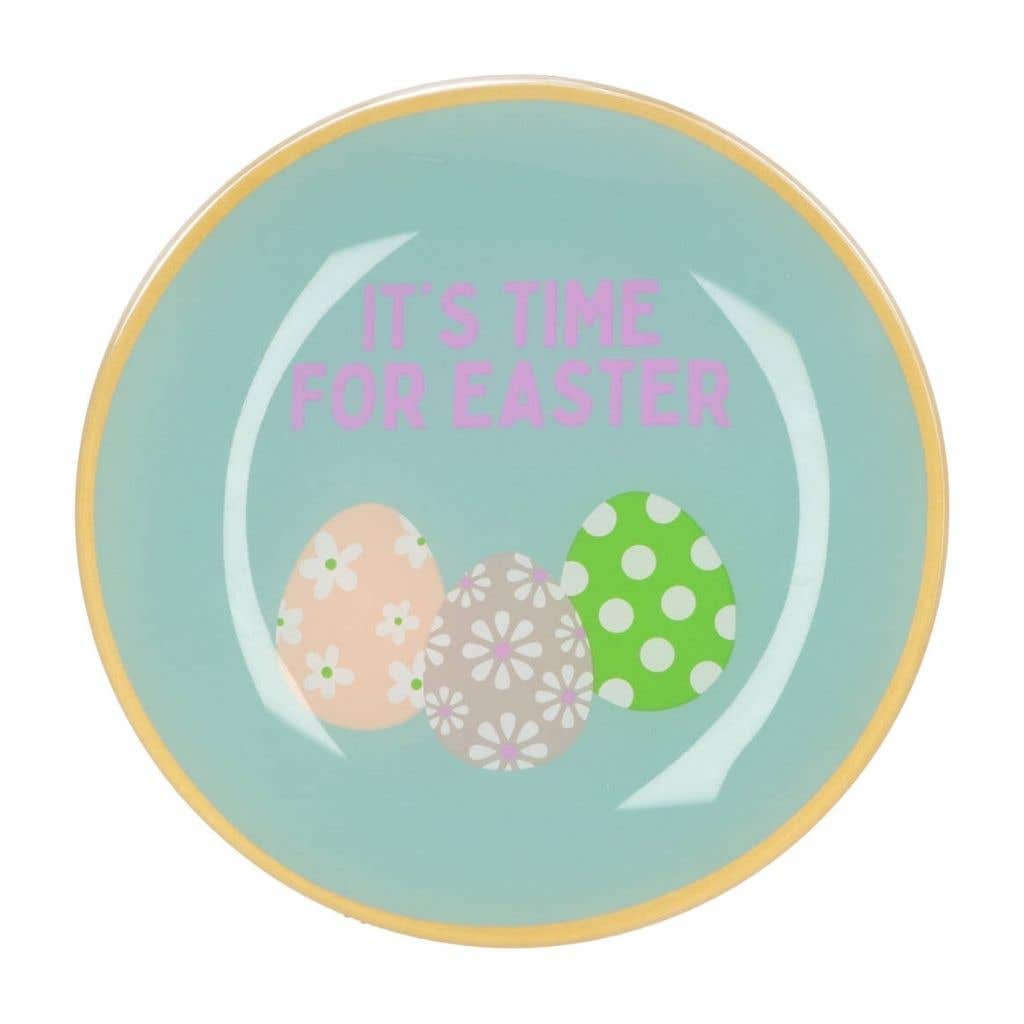 Daan Kromhout Design Bord Rond It's Time For Easter 18 x 2 cm