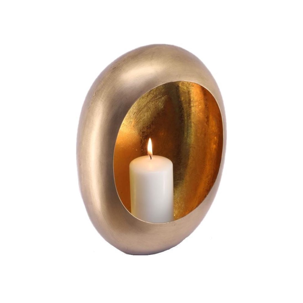 Marrakech Egg T-Light Gold 17 x 9 x 24 cm