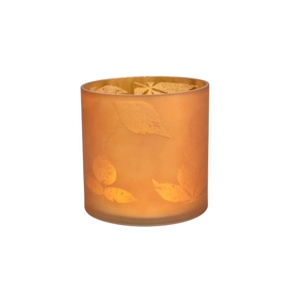 Tree Leaf Cognac T-Light 20 cm
