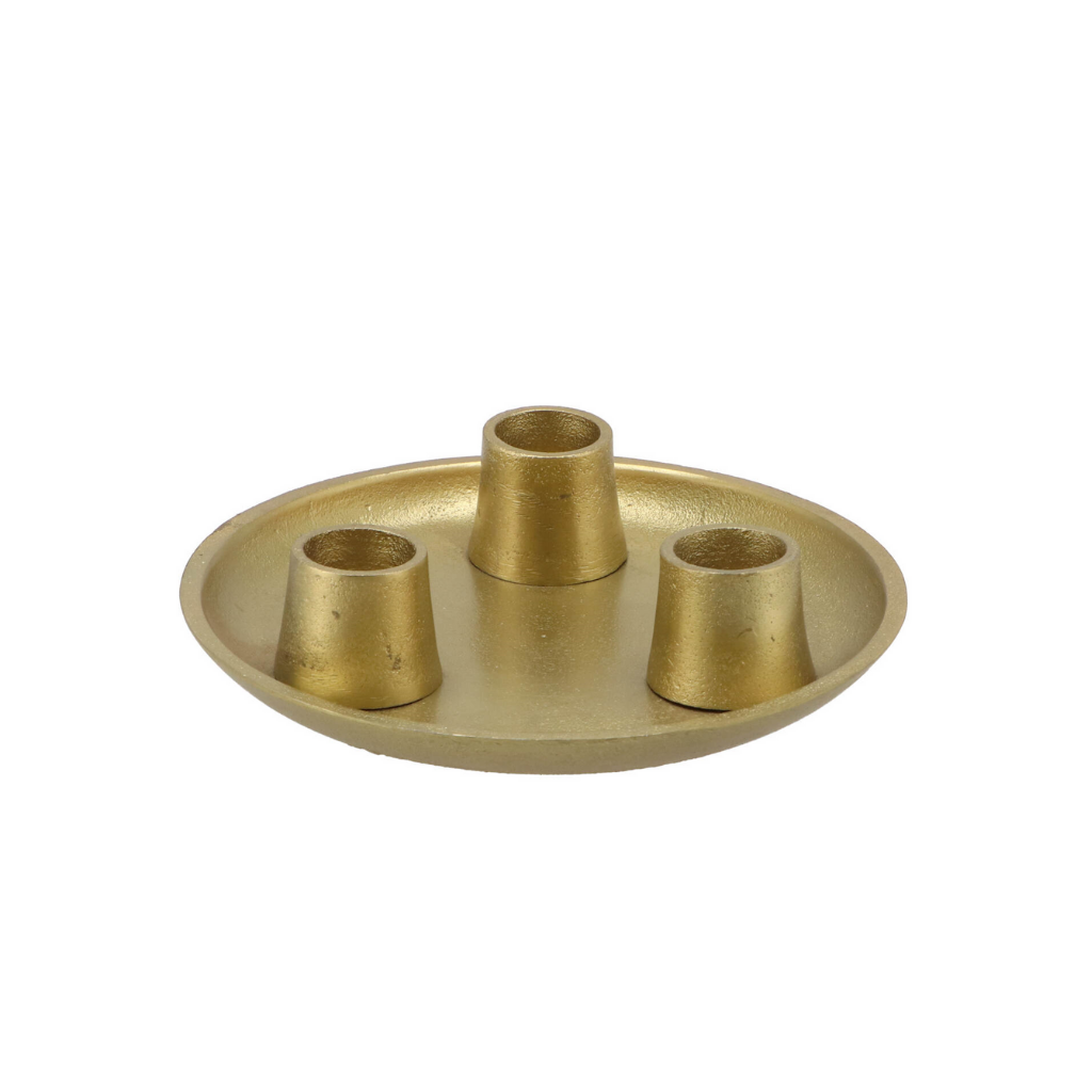 Crown Candle Holder Gold