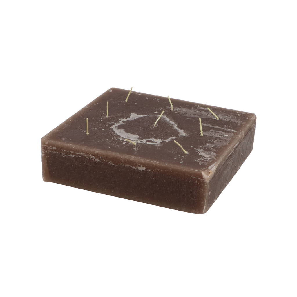 Kaars Grande Choco Vierkant