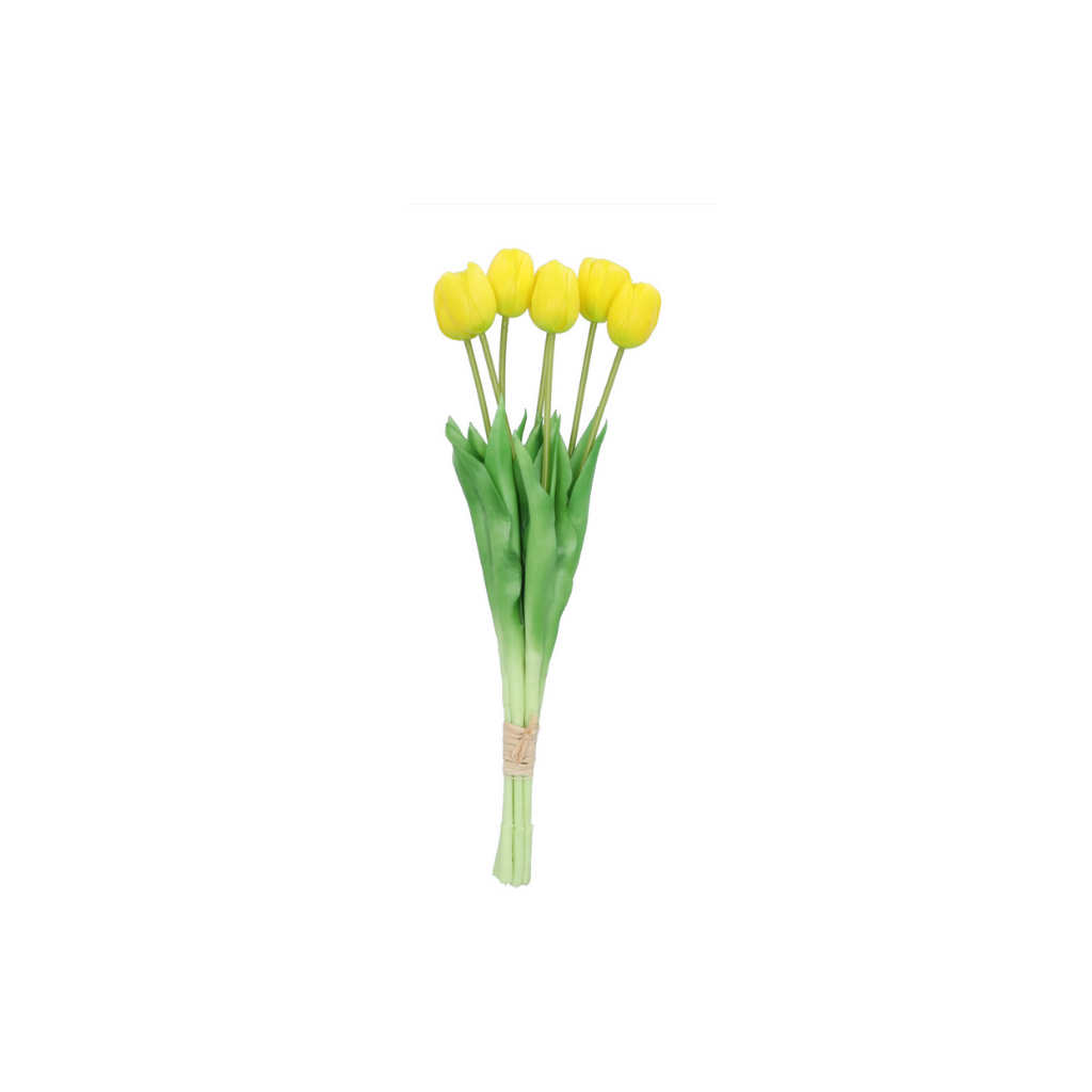 Silk Tulip Yellow 43 cm