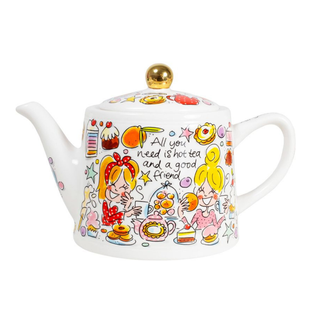 Blond Amsterdam Even Bijkletsen Theepot You and Me 28.5 x 15 x 17.5 cm