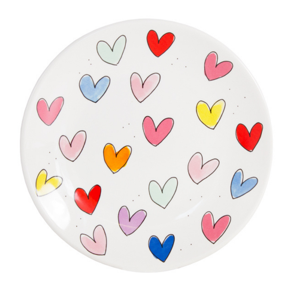 Blond Amsterdam Bord Hearts 22 cm