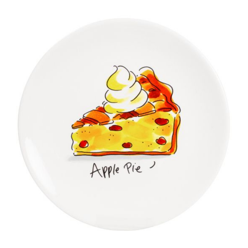 Blond Amsterdam Gebaksbord Even Bijkletsen Apple Pie 18 cm