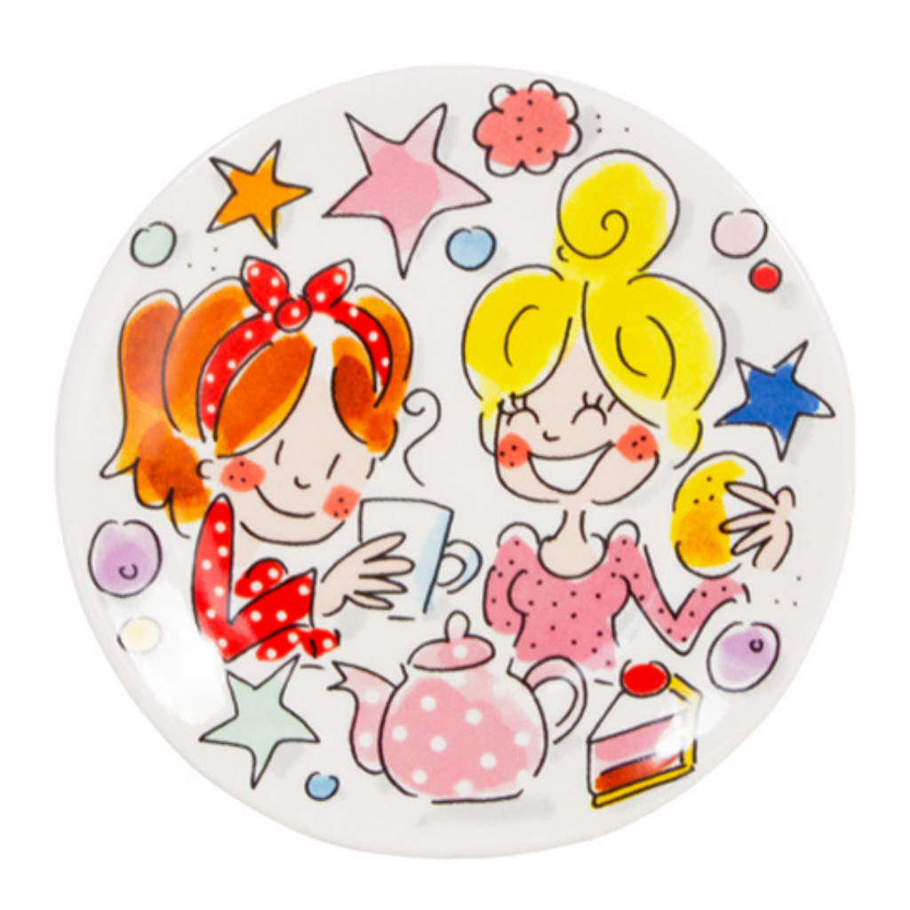 Blond Amsterdam Petit Four Bord Even Bijkletsen Friends 12 cm
