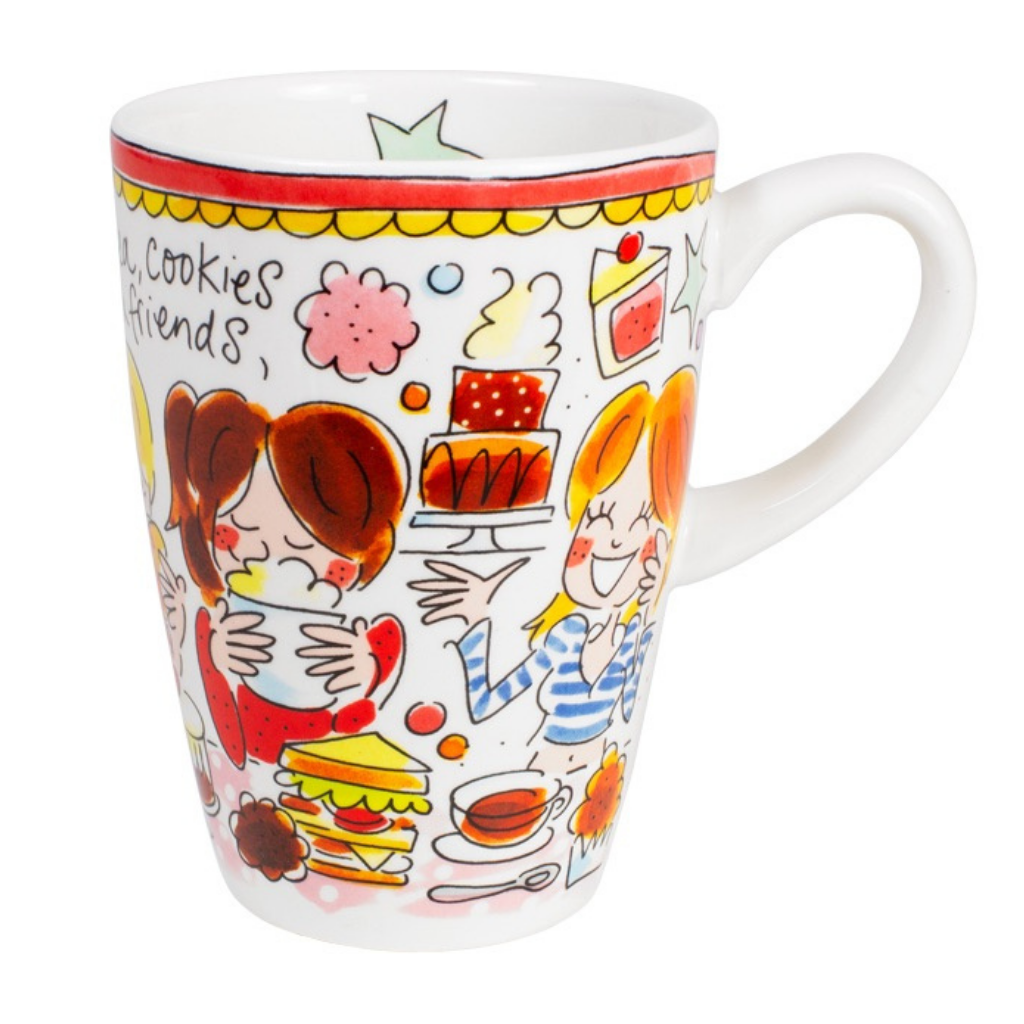 Blond Amsterdam Mok XL Even Bijkletsen Donkerroze 0.5 L