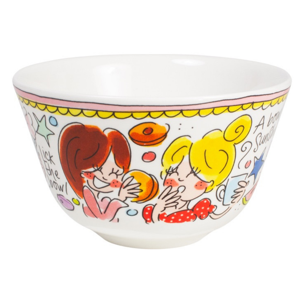 Blond Amsterdam Kom Even Bijkletsen Roze 14 x 9 cm