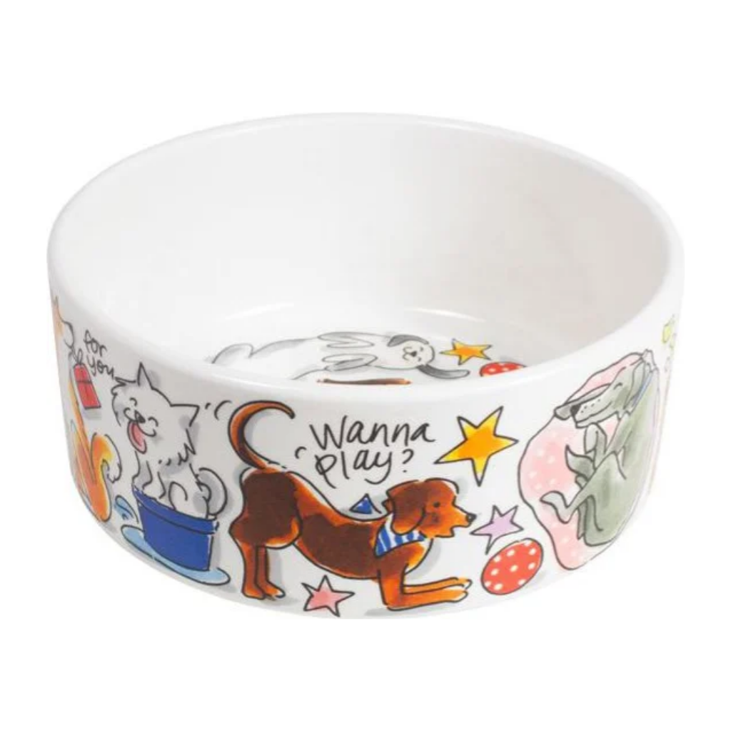 Blond Amsterdam Voerbak Hond Love 15.5 cm