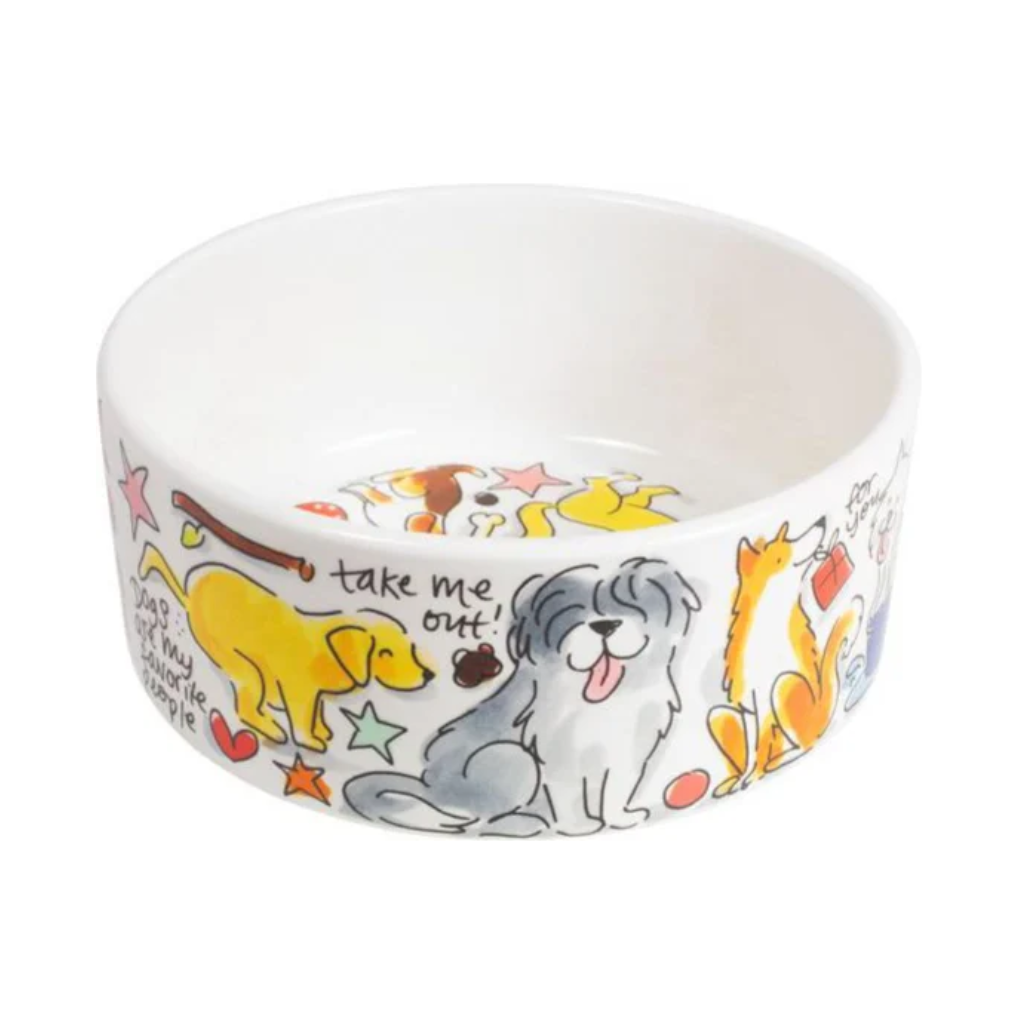 Blond Amsterdam Voerbak Hond Love 15.5 cm