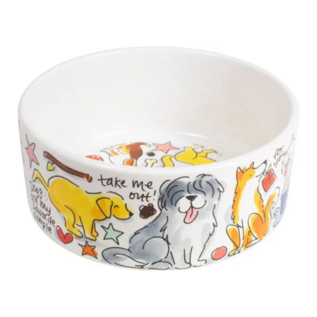 Blond Amsterdam Voerbak Hond Love 15.5 cm