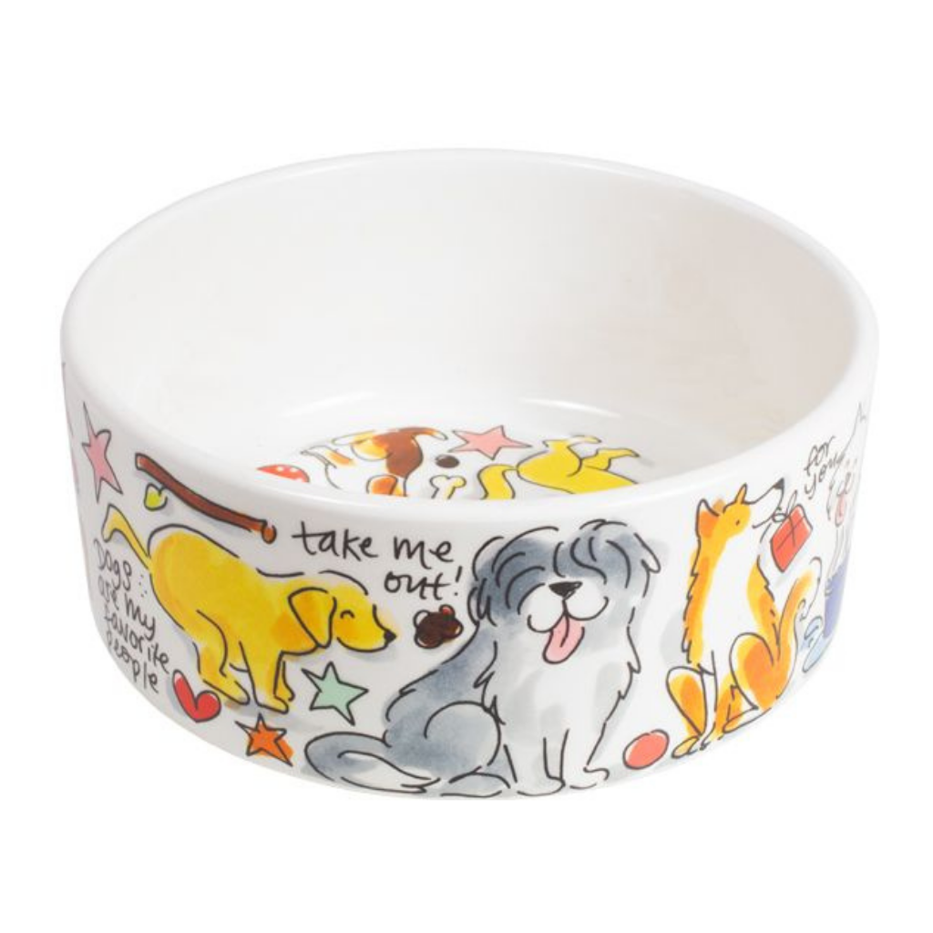Blond Amsterdam Voerbak Hond Love 15.5 cm
