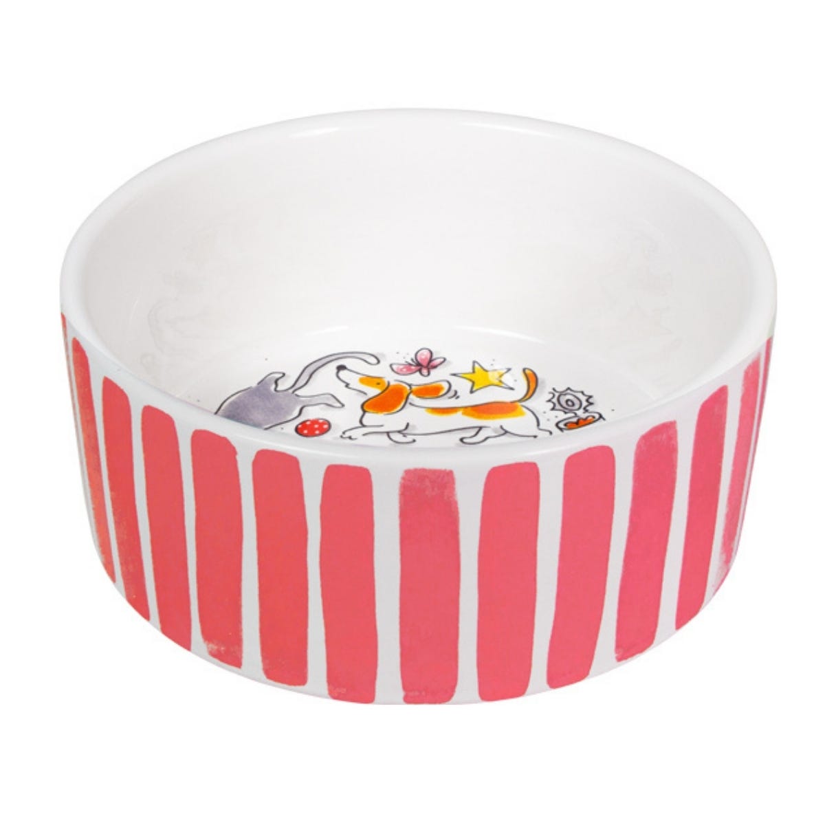 Blond Amsterdam Voerbak Happy Red 15.5 cm