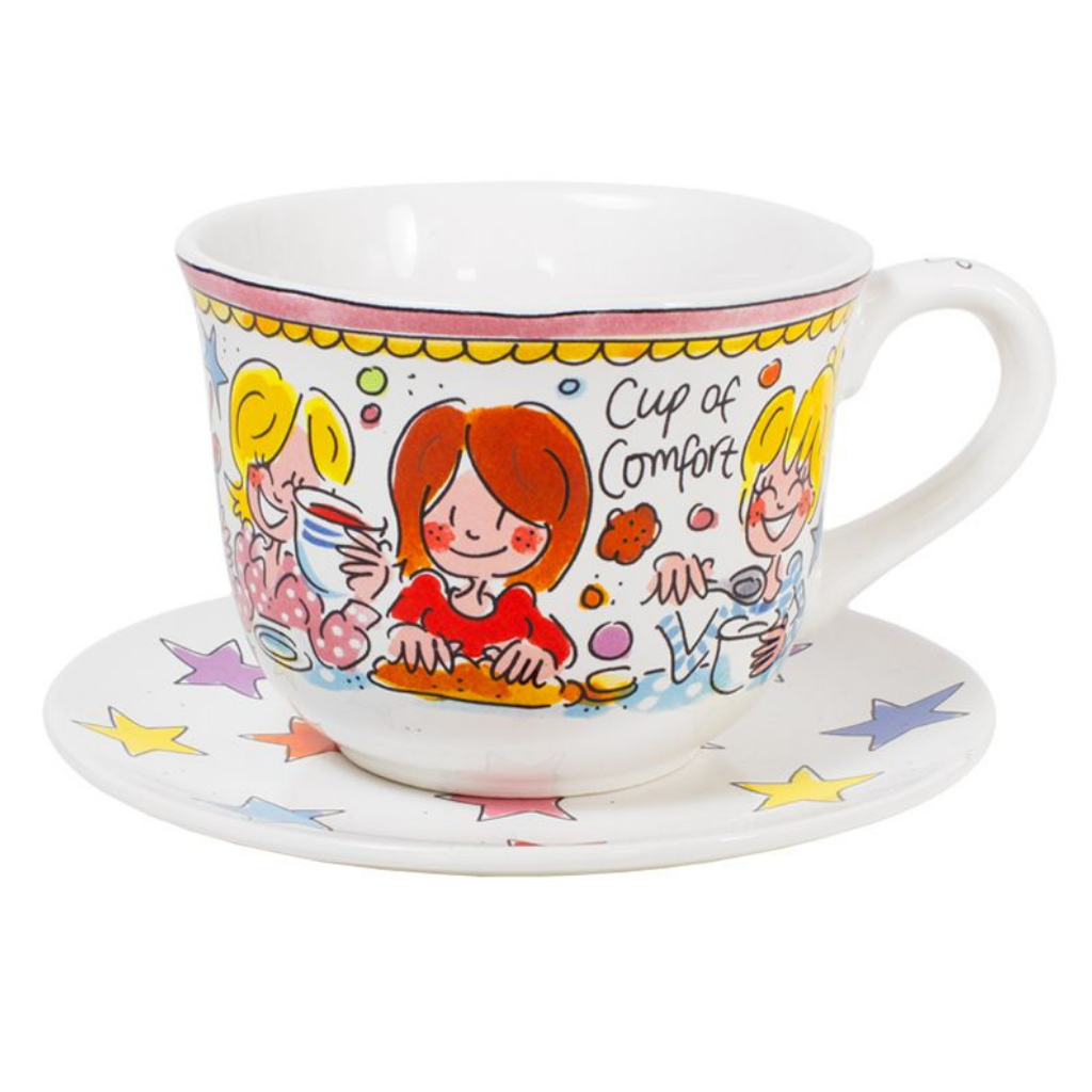 Blond Amsterdam Soepkom Cup of Comfort en Bord Even Bijkletsen Set