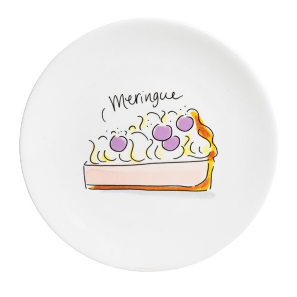 Blond Amsterdam Gebaksbord Even Bijkletsen Meringue 18 cm