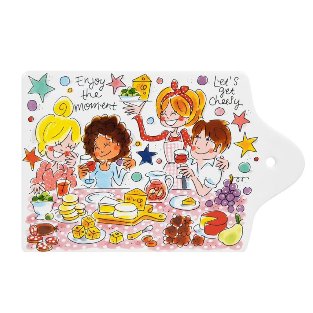Blond Amsterdam Kaasplank Even Bijkletsen Lets Get Cheesy 20 x 30 cm