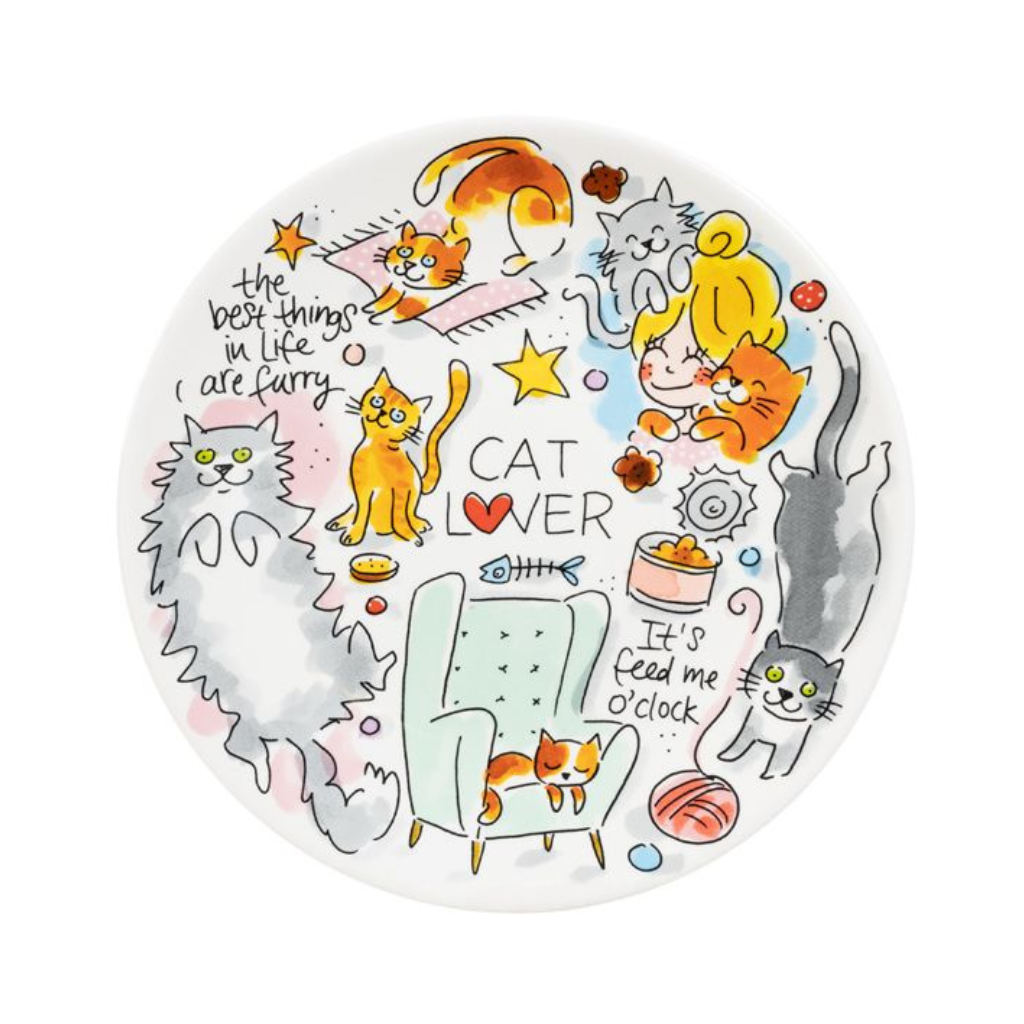 Blond Amsterdam Bord Dier Cat Lover 22 cm