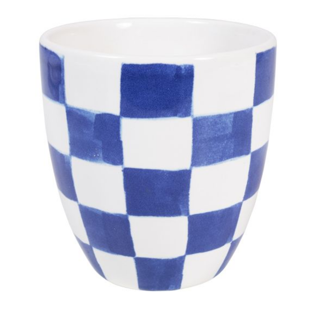 Blond Amsterdam Minimok Delfts Blond No Handle Checkered 8.5 cm