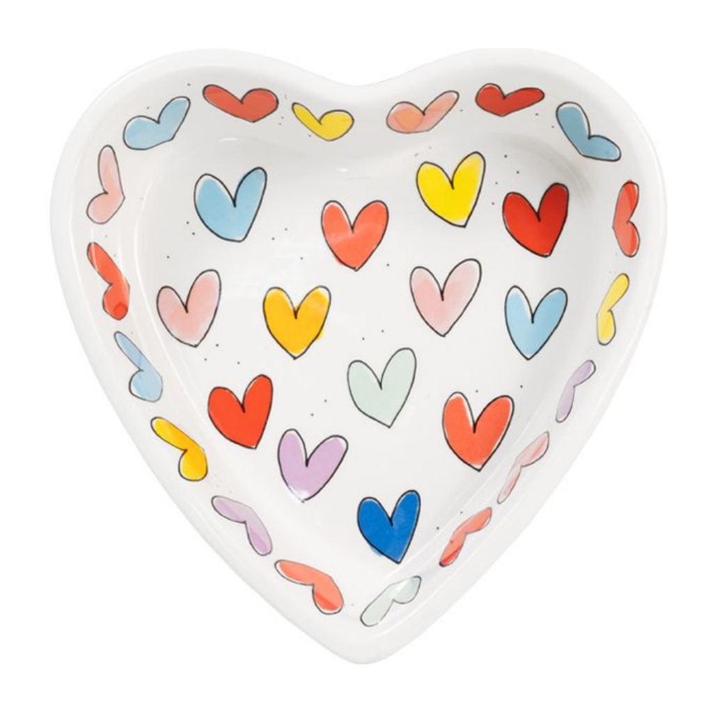 Blond Amsterdam Schaal Even Bijkletsen Hearts 19.5 x 20 x 4.5 cm