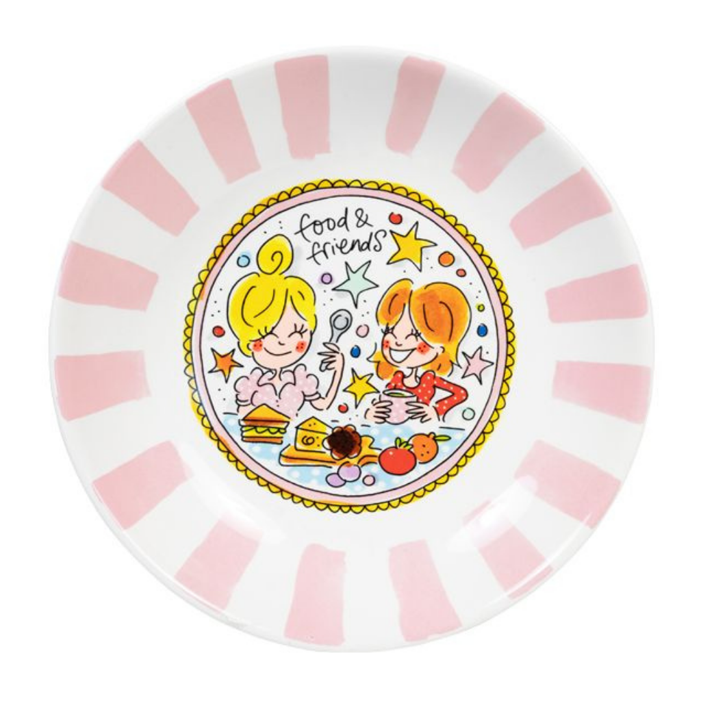 Blond Amsterdam Diep Bord Even Bijkletsen 23 cm