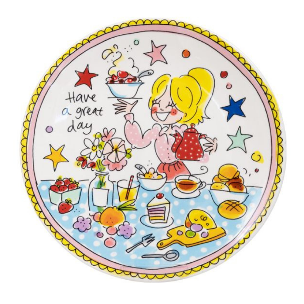 Blond Amsterdam Bord Even Bijkletsen Great Day 22 cm