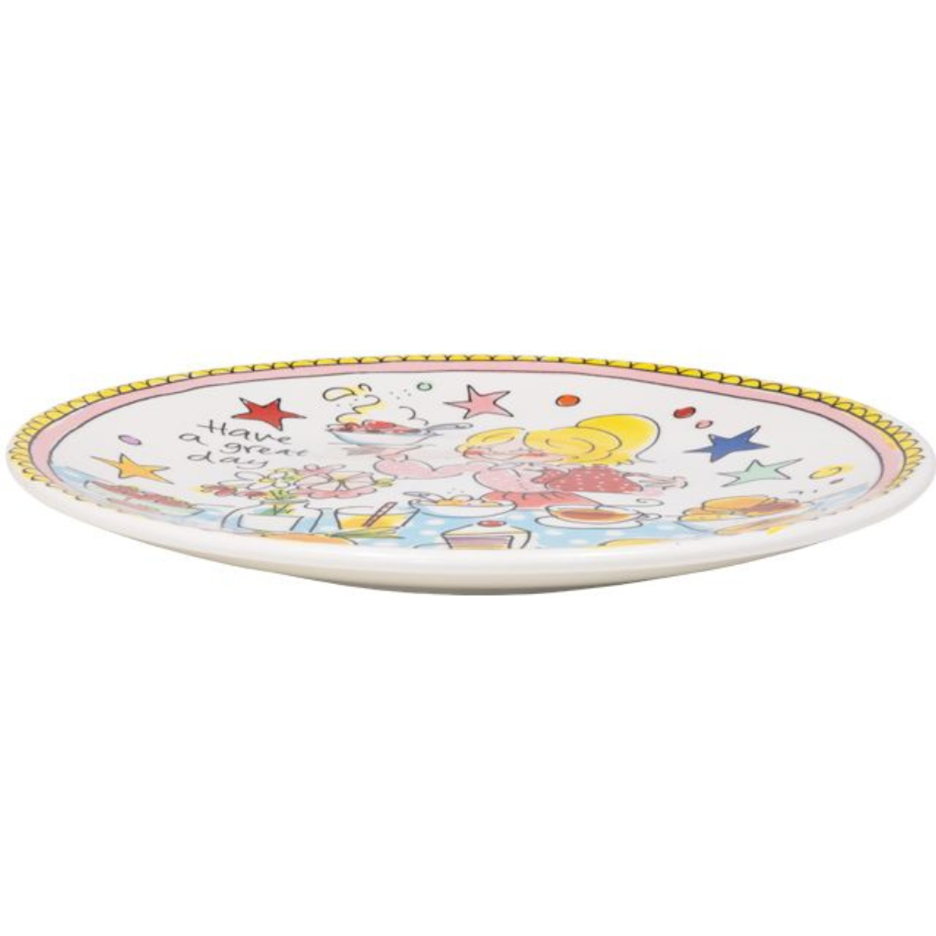Blond Amsterdam Bord Even Bijkletsen Great Day 22 cm