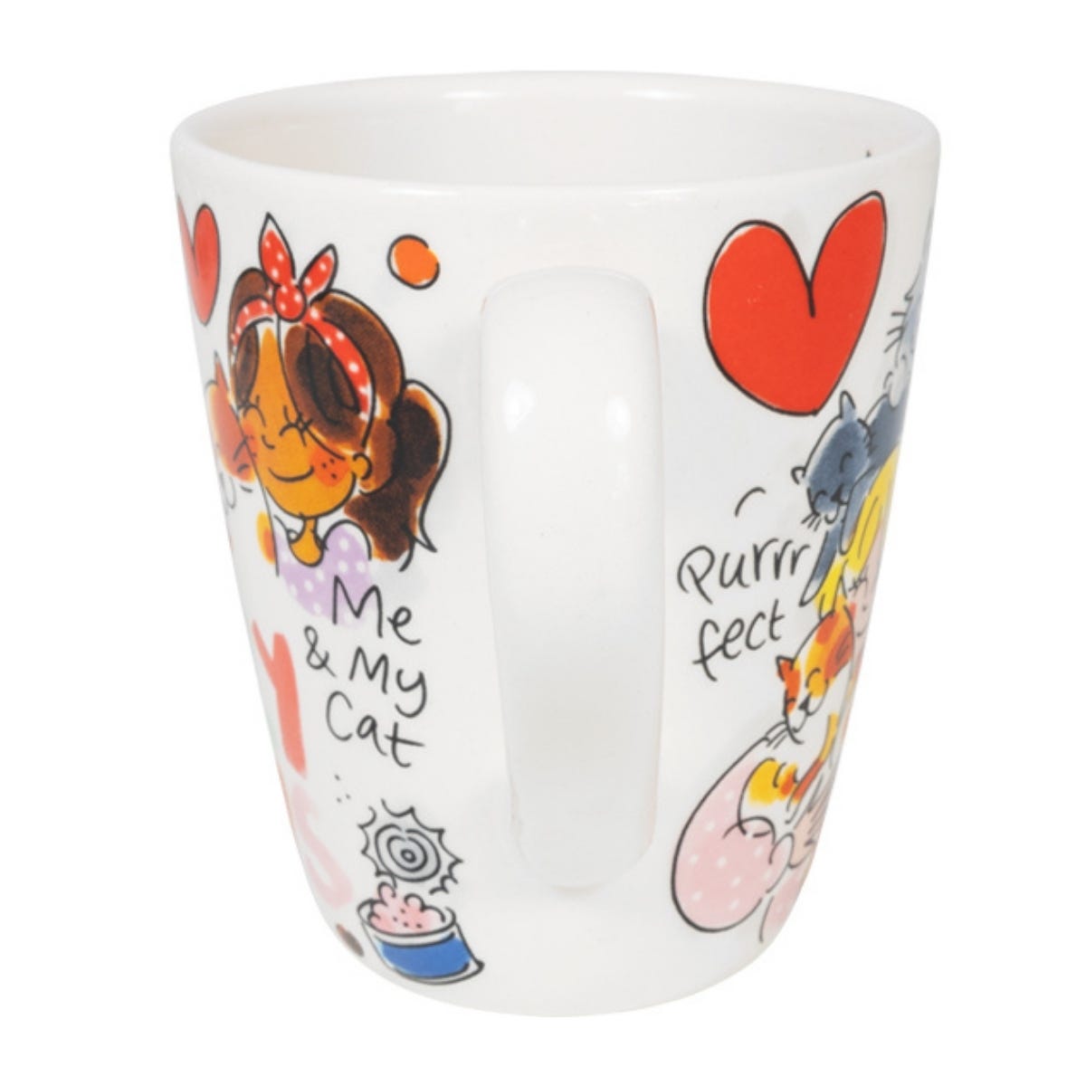 Blond Amsterdam Mok Big Hug Cat 14 x 11.5 x 10 cm