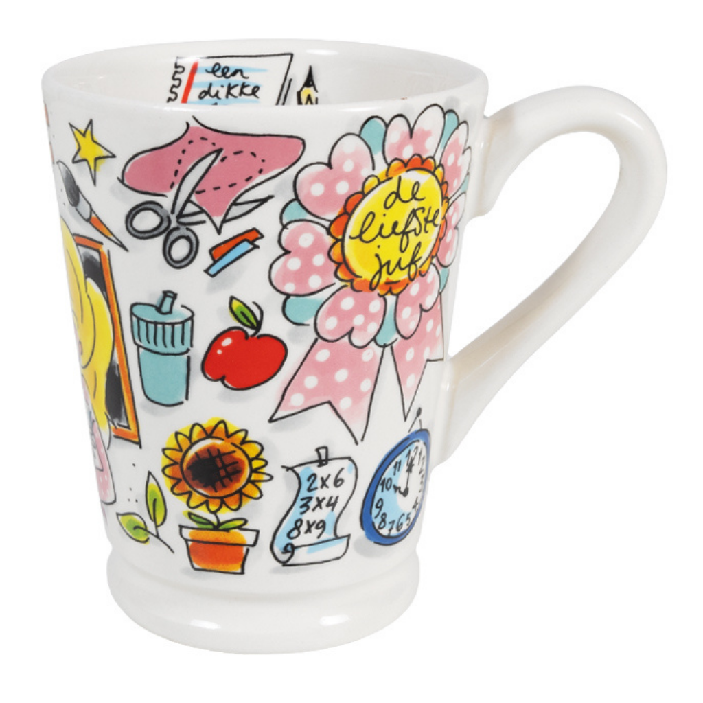 Blond Amsterdam Mok XL Mazagran Liefste Juf 0.5 L