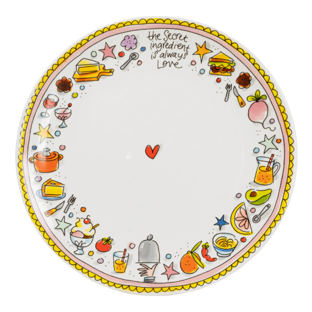 Blond Amsterdam Bord Even Bijkletsen Pink 26 cm