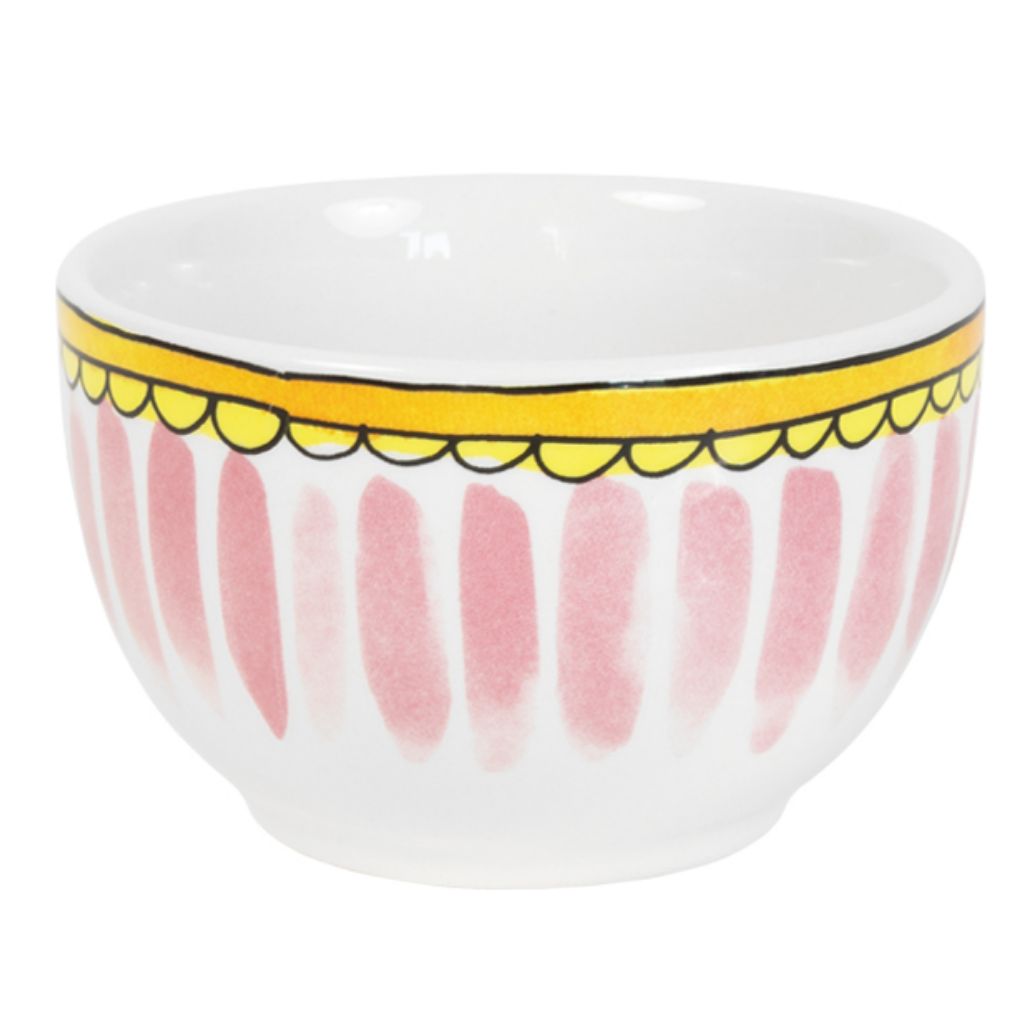 Blond Amsterdam Schaal Even Bijkletsen Pink Stripe 8.7 x 5.5 cm