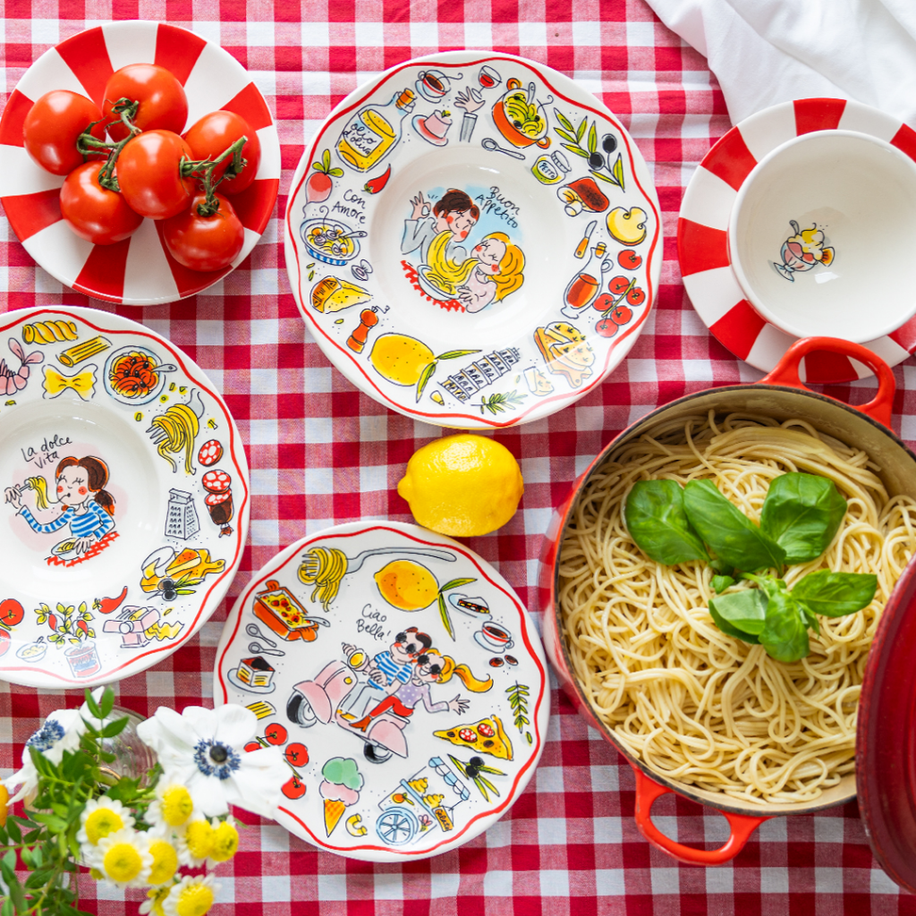 Blond Amsterdam Bord Pasta Italia 22 cm
