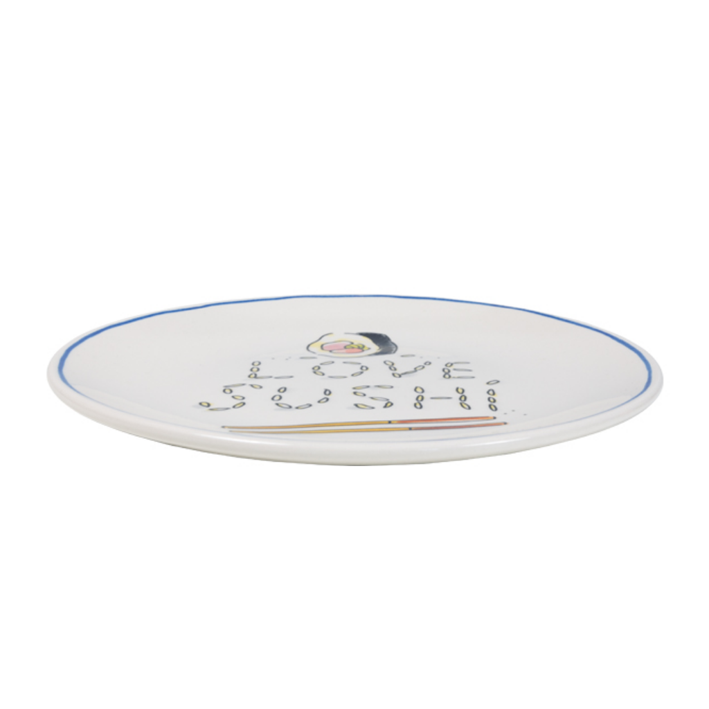 Blond Amsterdam Bord Sushi Love 18 cm