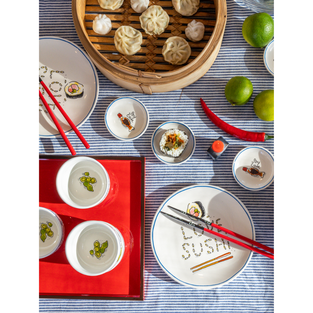 Blond Amsterdam Bord Sushi Love 18 cm