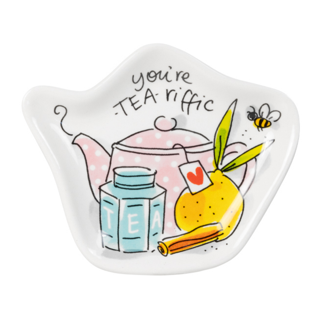 Blond Amsterdam Theezakhouder Moederdag 10 x 11 x 1 cm