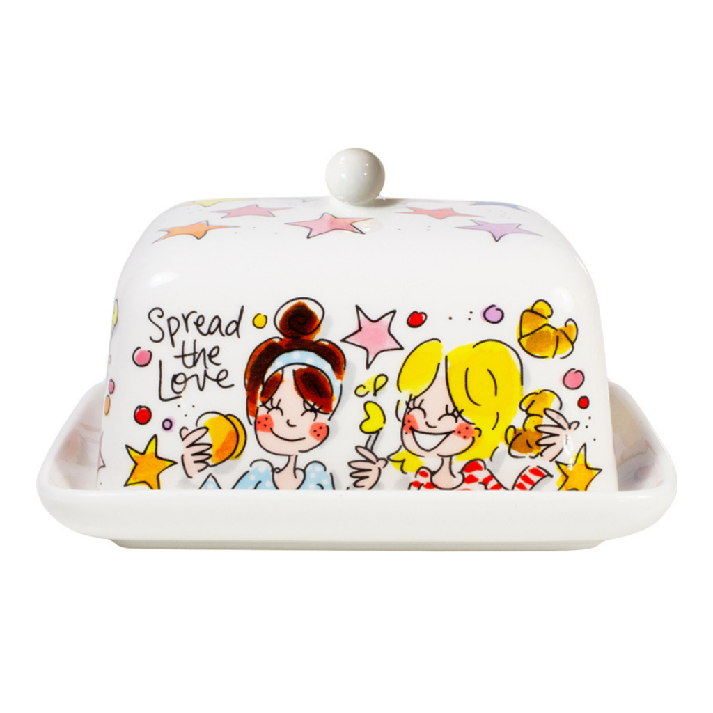 Blond Amsterdam Botervloot Even Bijkletsen Witte Knop