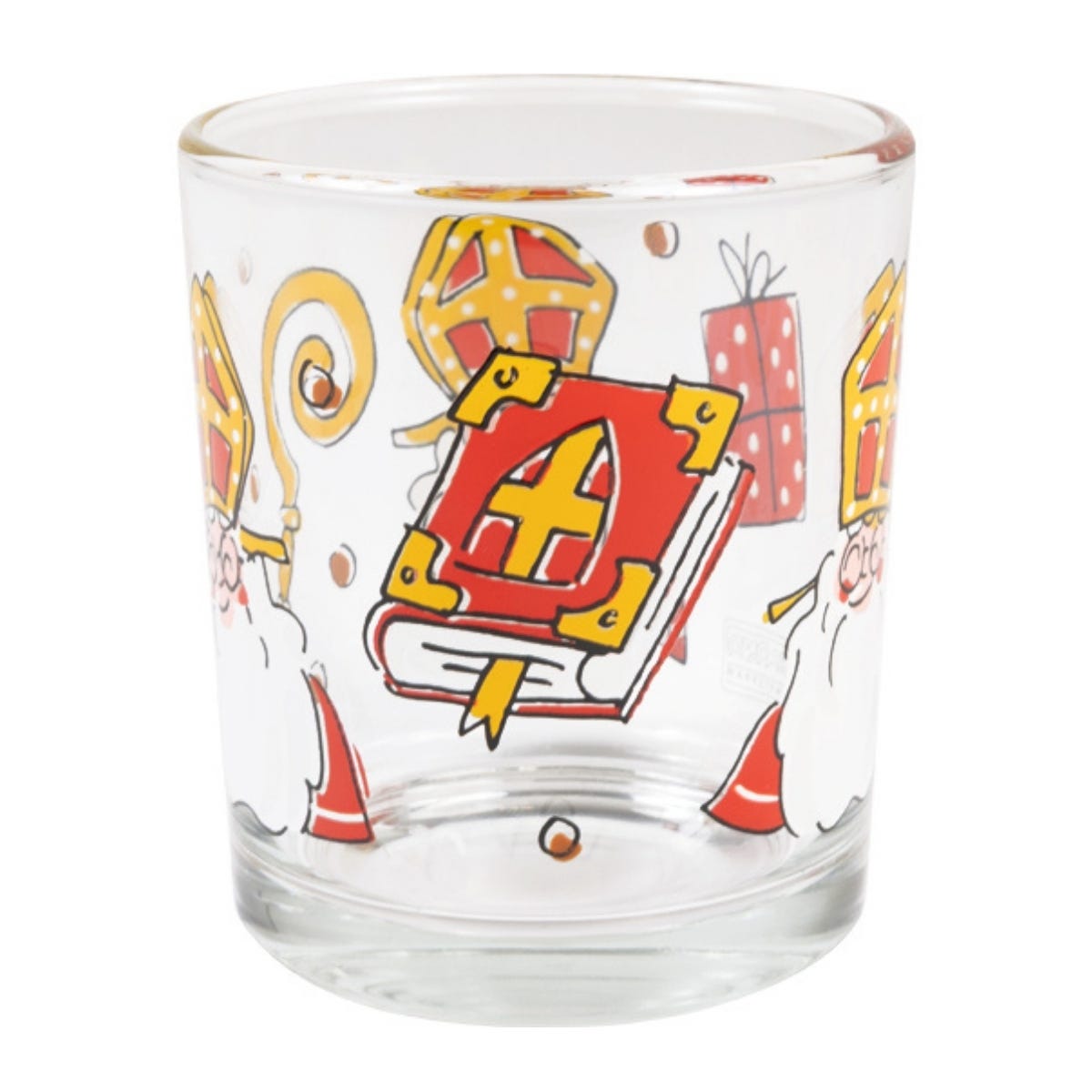 Blond Amsterdam Glas Sinterklaas Sint 7 x 8 cm