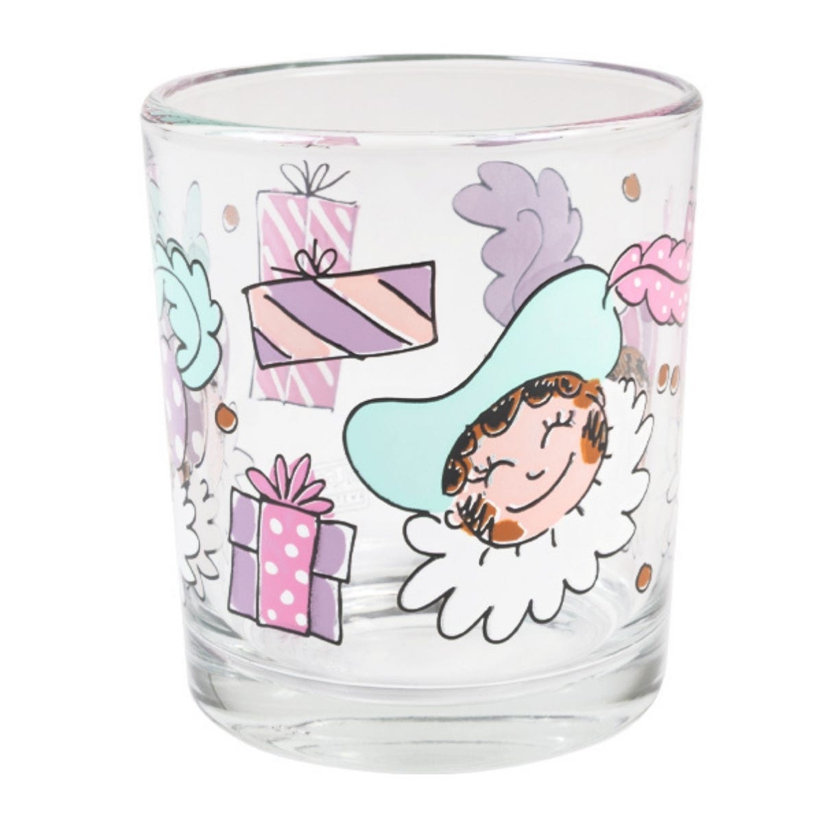 Blond Amsterdam Glas Sinterklaas Piet 7 x 8 cm