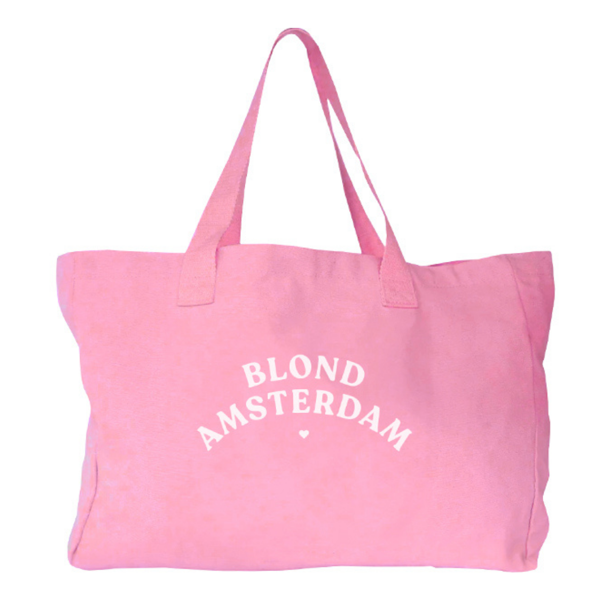 Blond Amsterdam Shopper XL Even Bijkletsen Canvas
