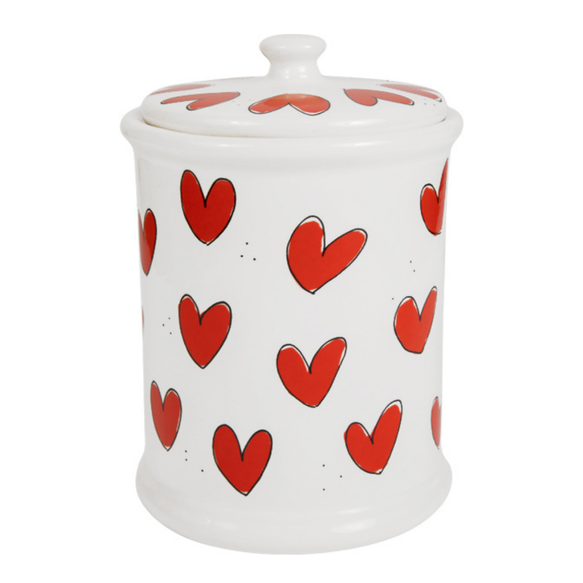 Blond Amsterdam Voorraadpot Love Hearts 12.5 x 17.5 cm