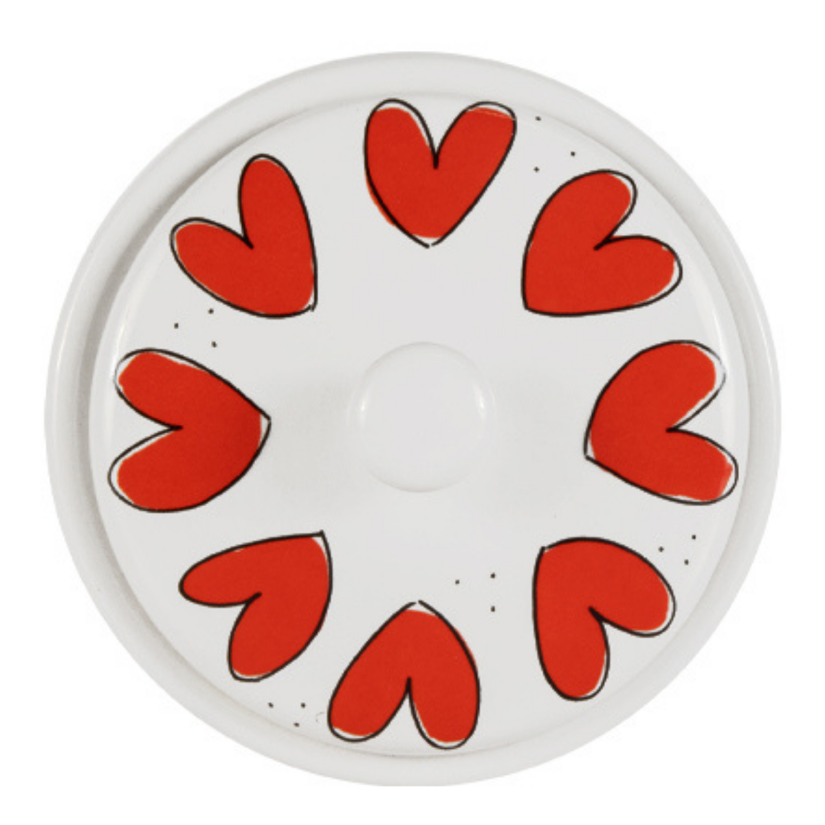 Blond Amsterdam Voorraadpot Love Hearts 12.5 x 17.5 cm