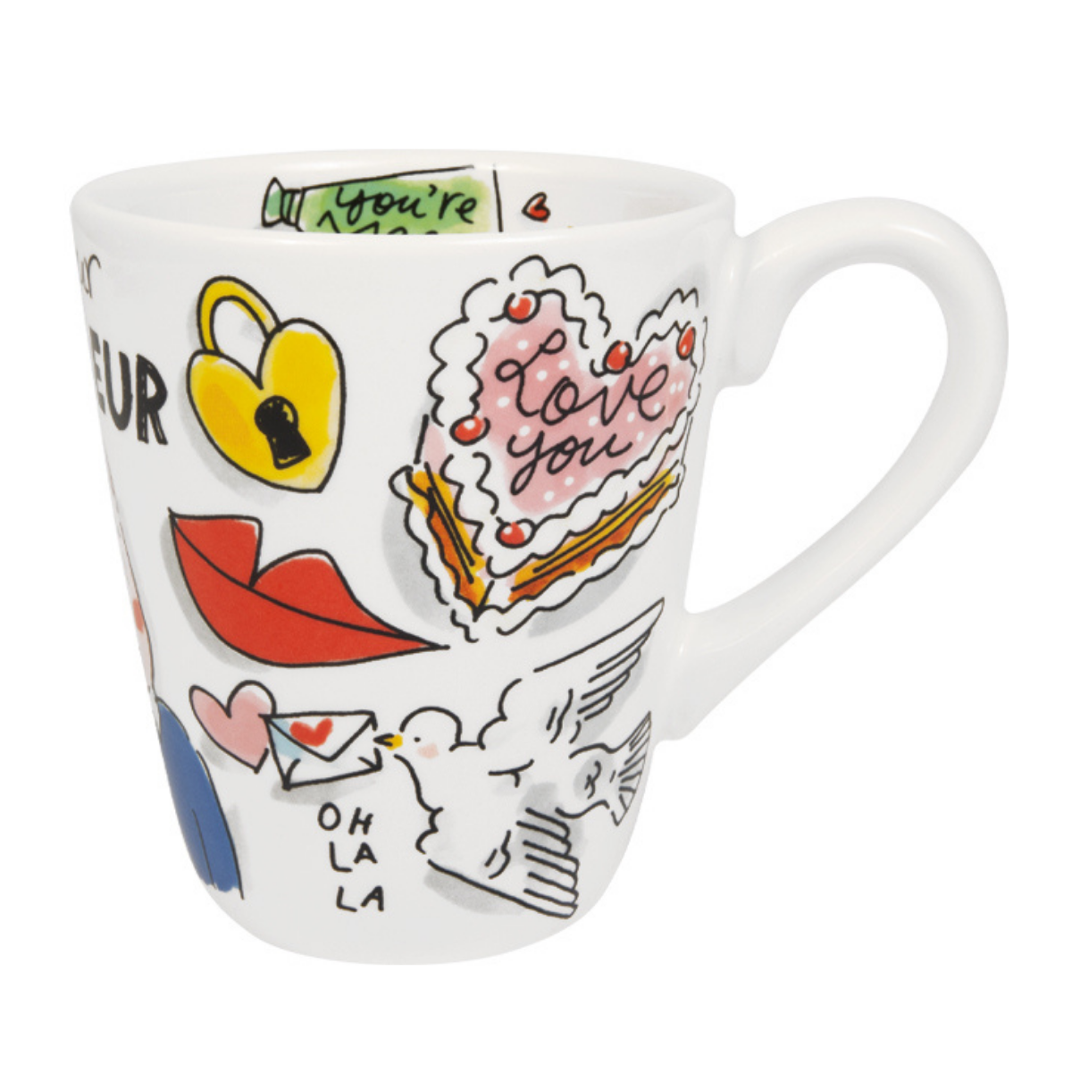 Blond Amsterdam Mok Love Monsieur 0.35 L