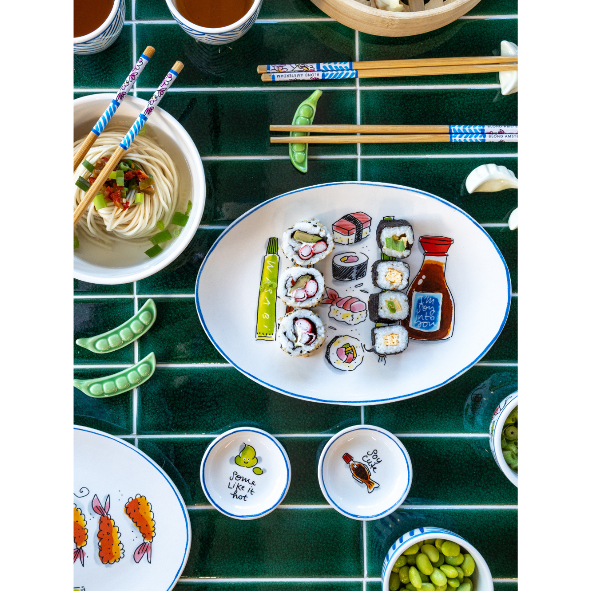 Blond Amsterdam Schaal Sushi Sushi 27 cm
