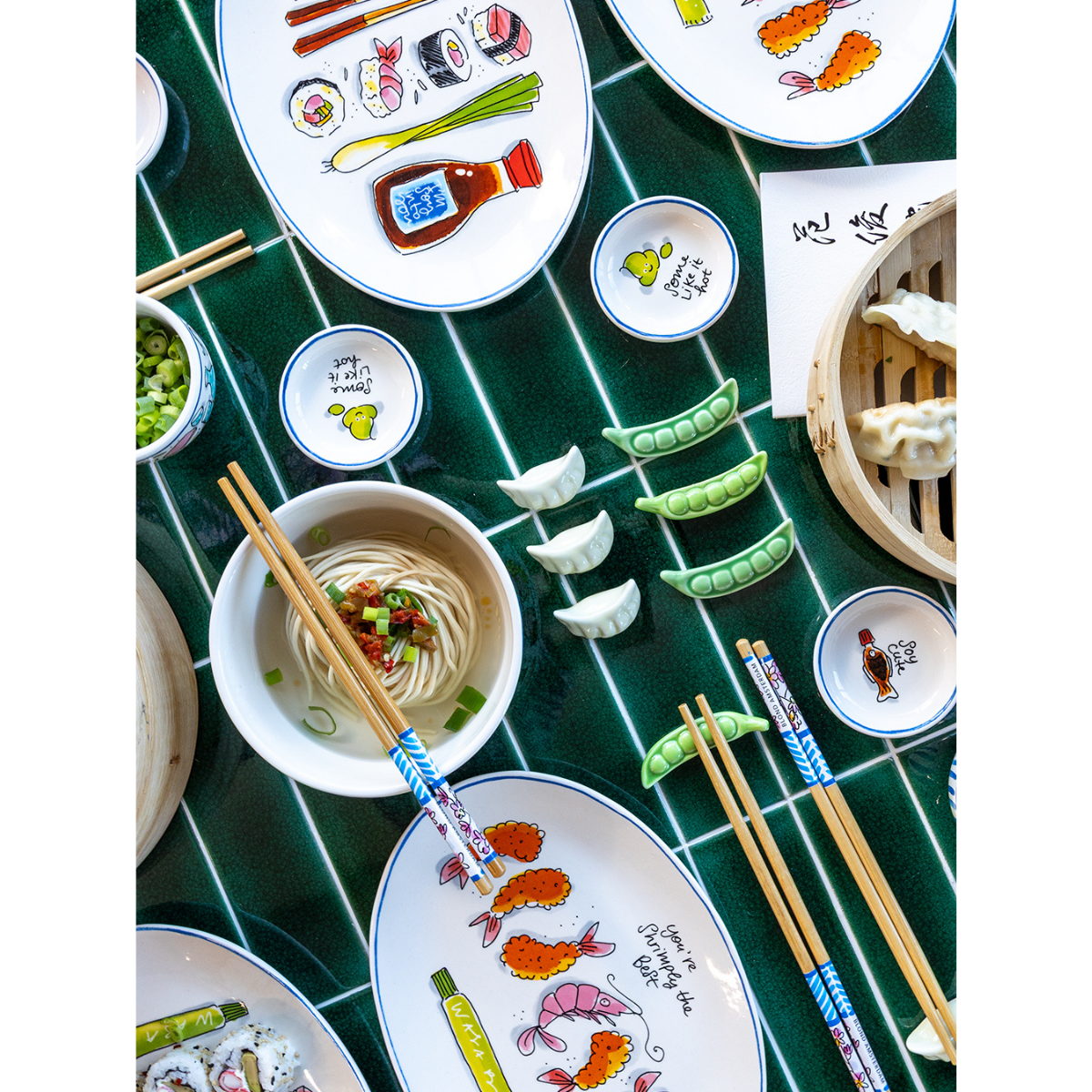 Blond Amsterdam Chopstickhouder Sushi 4 stuks