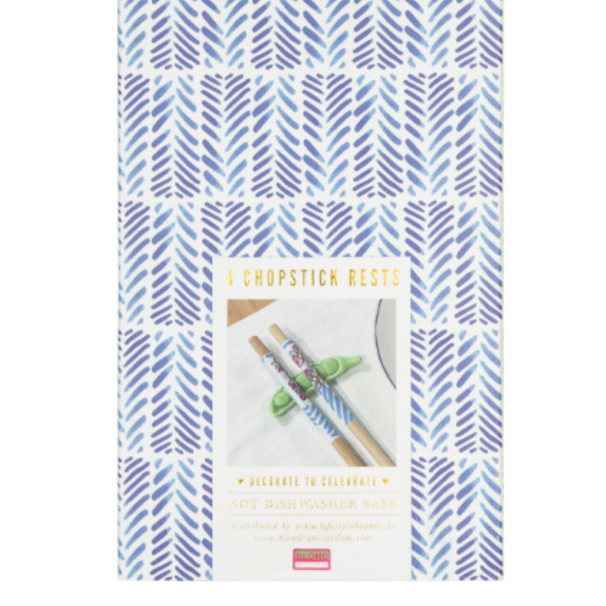 Blond Amsterdam Chopstickhouder Sushi 4 stuks