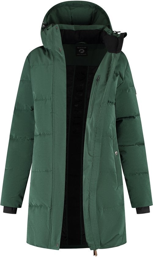 Travelin' Rissne women dark green Puffer